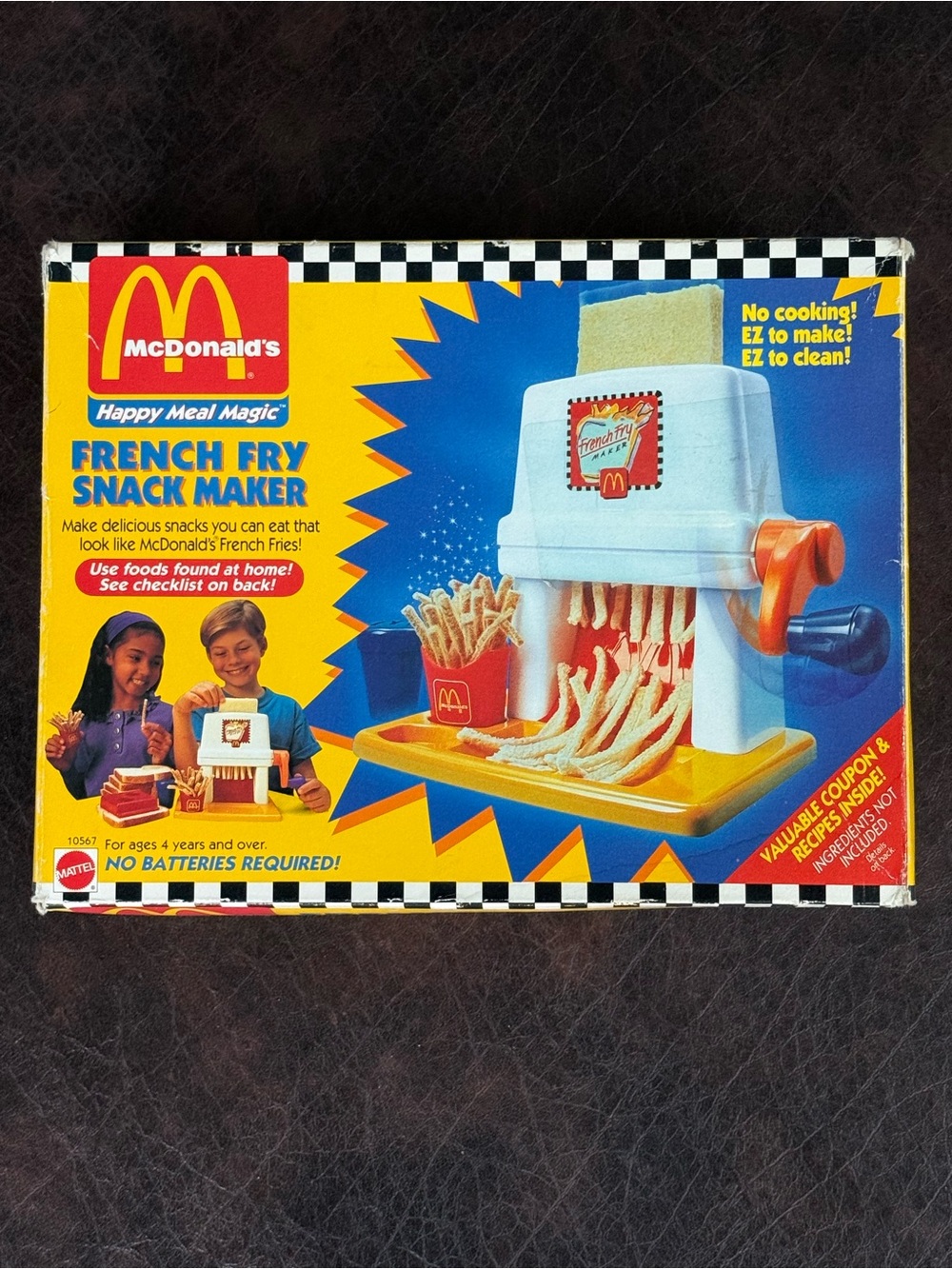 NEW Vintage McDonalds Happy Meal Magic French Fry Snack Maker Mattel 1993 Opened